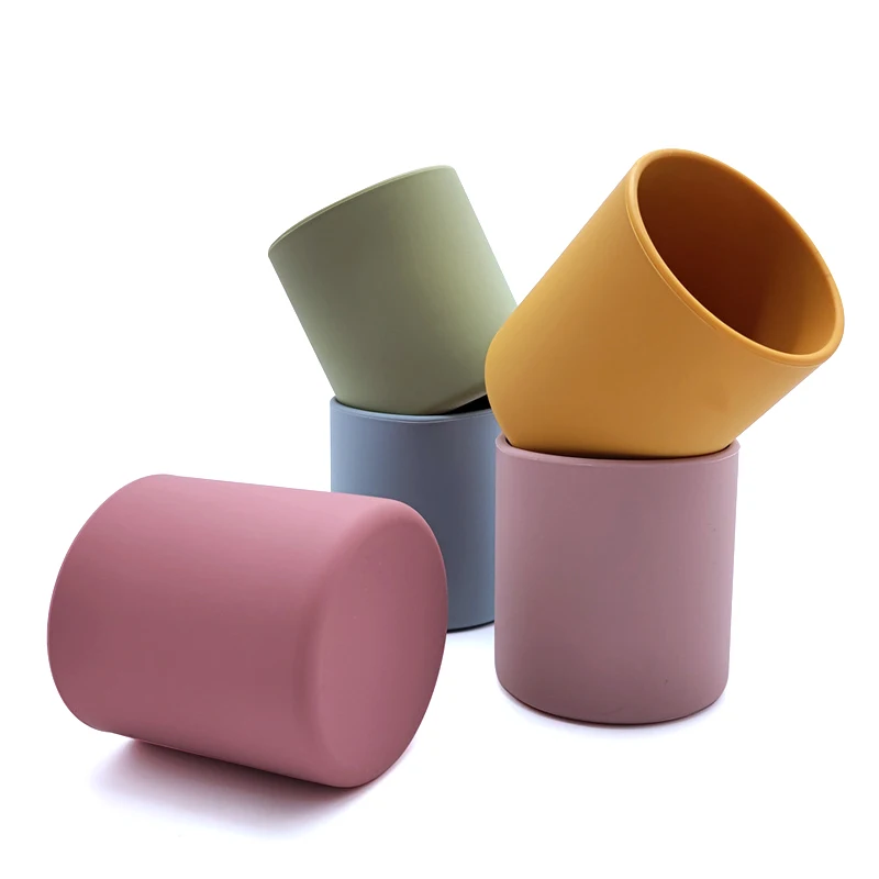 Детская Милая бутылка для воды портативная цветная детская чашка закусок защита