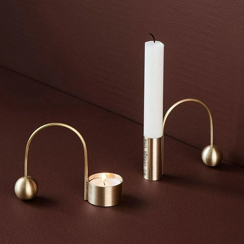 Скандинавский минималистичный геометрический подсвечник высокого качества
