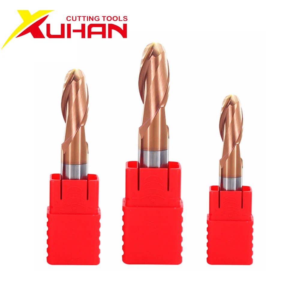 Концевая фреза с 2 канавками R2.5 R3 R4 R5 R6 ЧПУ для обработки металлических