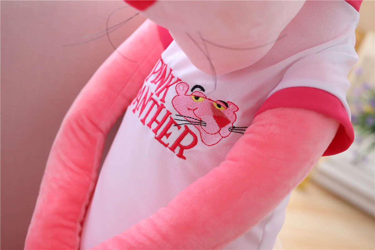 High Quality Big Size Baby Toys Plaything Cute Naughty Pink Panther Plush Stuffed Doll Toy Home Decor Kawaii Xtmas Gift 55-145CM