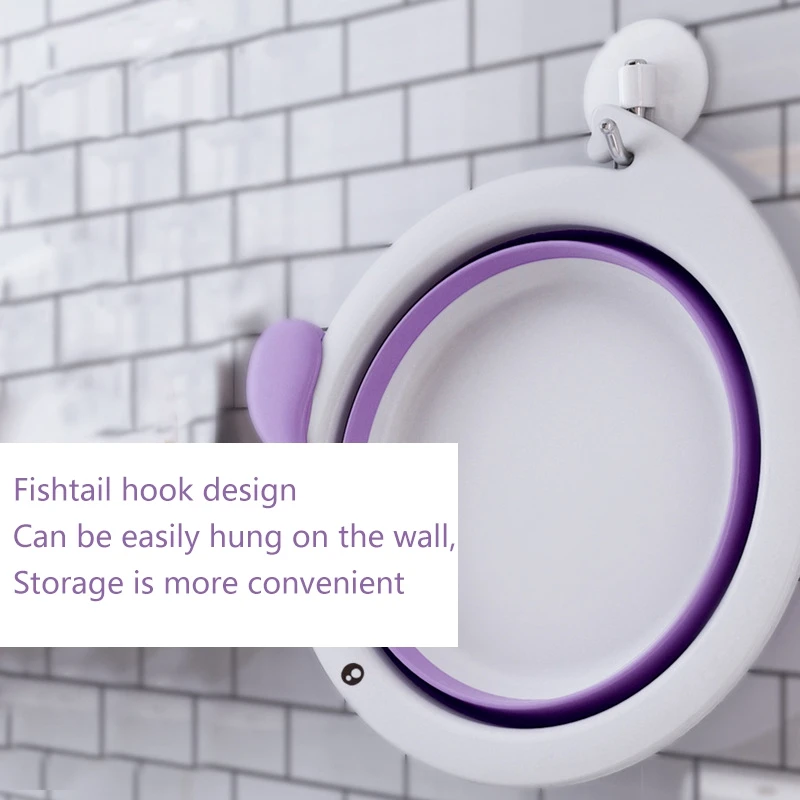 Детский складной умывальник для дома детский с мультипликационным принтом