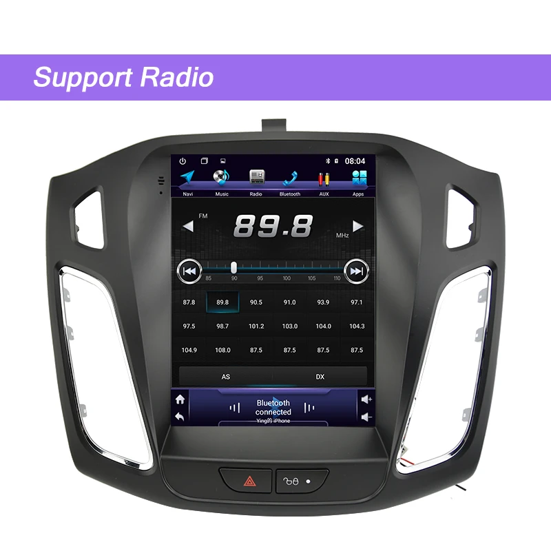 AUTOTOP 2 Din Android 8,1 вертикальный экран автомобильный gps Мультимедиа для Ford/Focus салон 2012- gps навигация автомобильный видео Радио