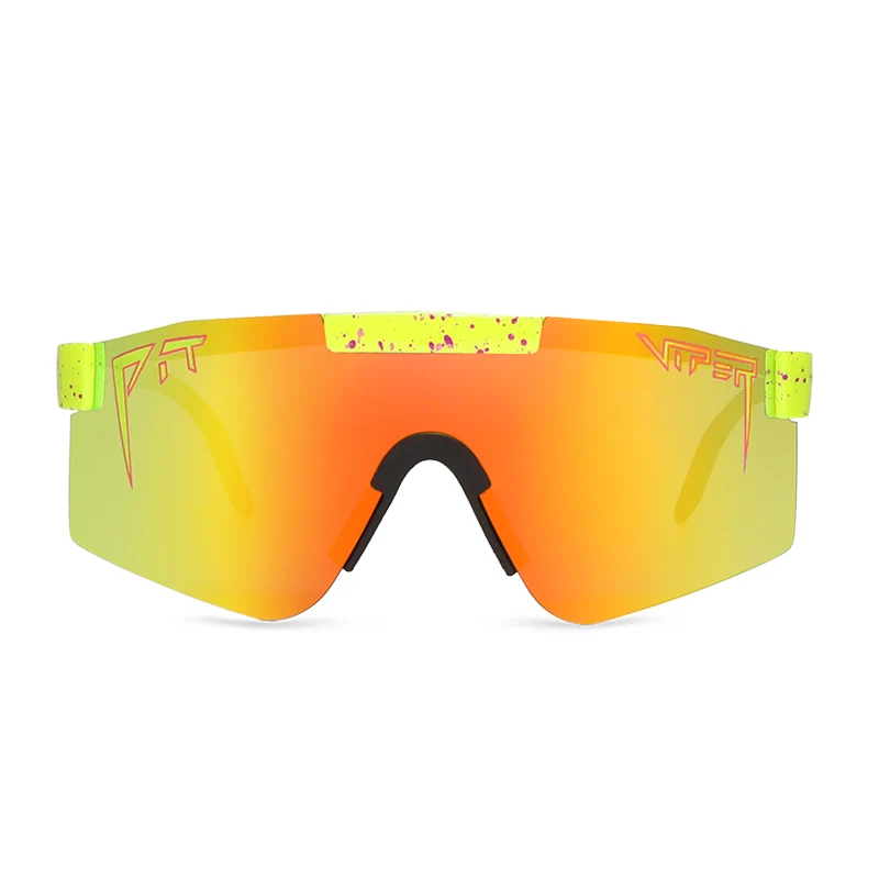 Новые негабаритные солнцезащитные очки поляризованные зеркальные Красные линзы