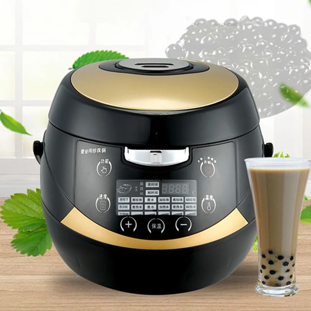 5L Commercial Pearls Cooker Boiling Machine Multi Cooker Intelligent Pearl Cooker Fully Automatic Brown Sugar Pearls Cooker