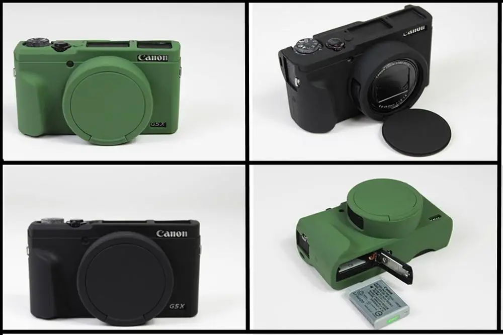 Портативный резиновый чехол силиконовый чехол для камеры для Canon G5 X Mark ii G5XII G5XM2 G5X II защитный