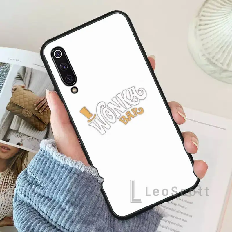 

Creative Willy Wonka Chocolate Bar Phone Case For Xiaomi Redmi 7 9t 9se k20 mi8 max3 lite 9 note 8 9s 10 pro