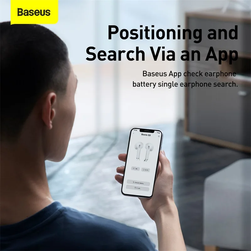 Baseus E8 настоящие беспроводные наушники TWS Bluetooth 5 0 низкая задержка игровая