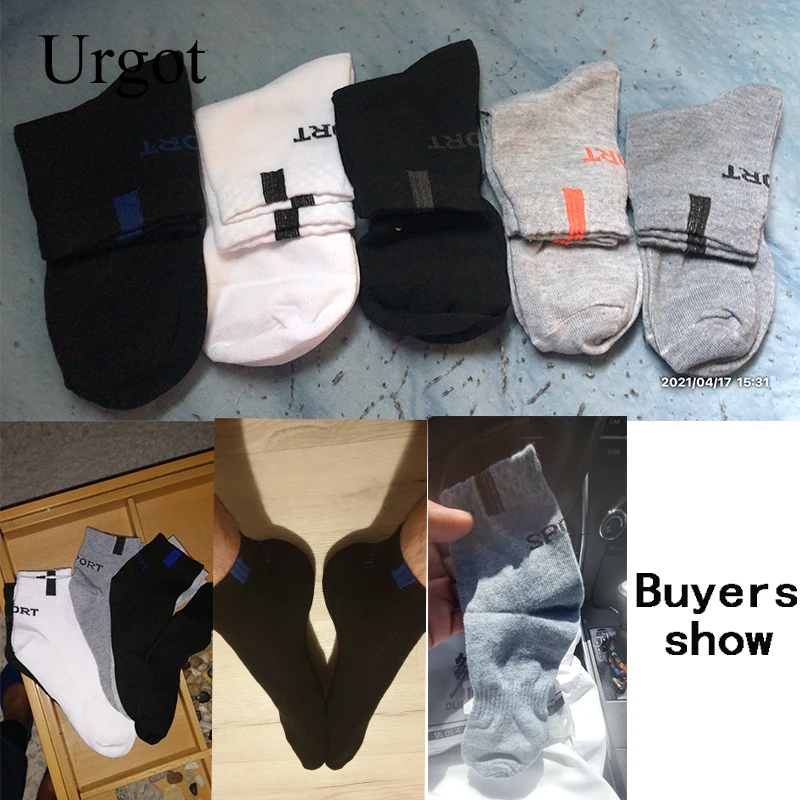 

Urgot 10 Pairs Men Cotton Socks Business Socks Breathable Spring Casual Socks Thin Socks Set Summer Sport Ankle Sock Pack No Box
