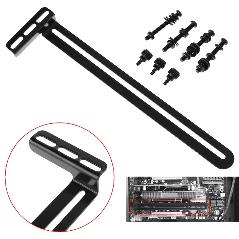 Универсальный кронштейн для вентилятора охлаждения видеокарты PCI 10166 |