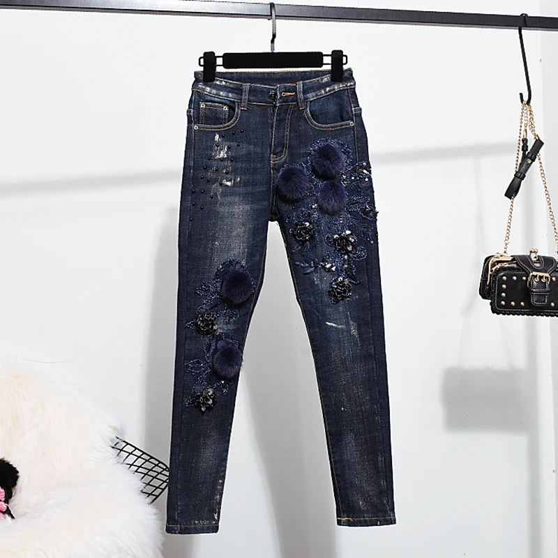 Женский джинсовый костюм комплект из 2 предметов стрейчевая короткая джинсовая