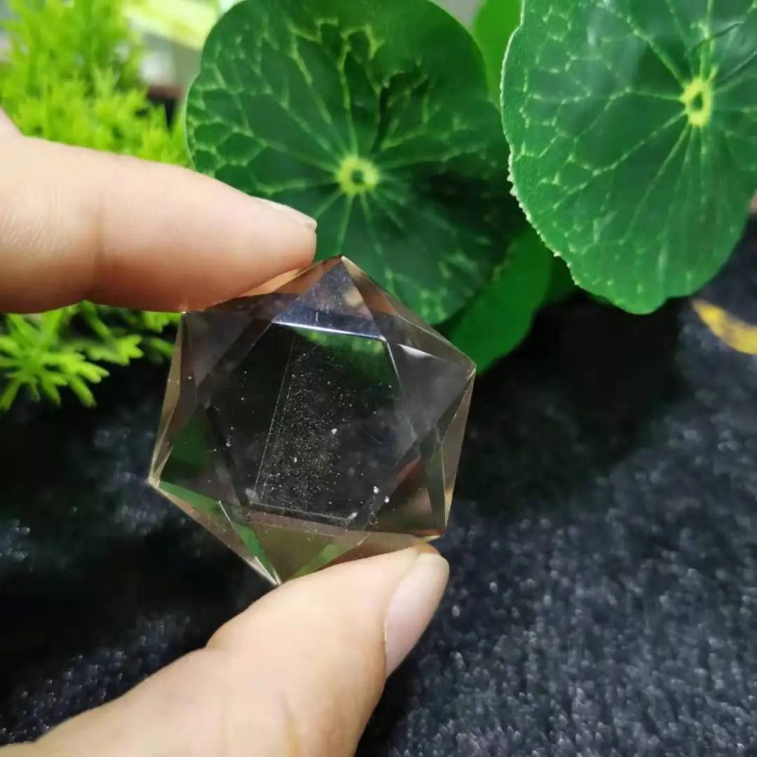 

Natural Smoky quartz crystal stone carved star of David Rock crystal spiritual Reiki Healing