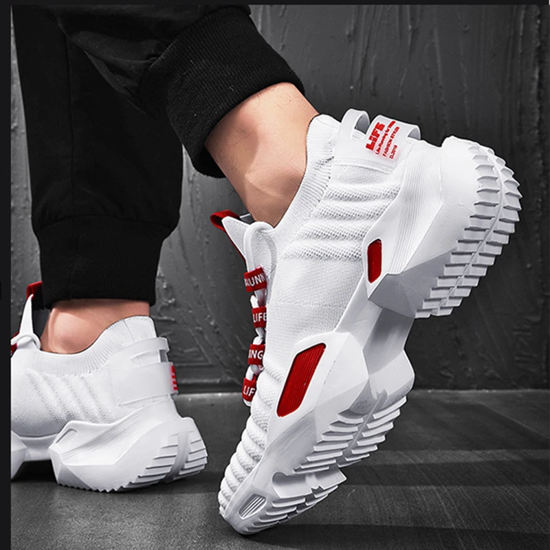 Новинка мужская обувь дышащая сетка спортивная для мужчин повседневные