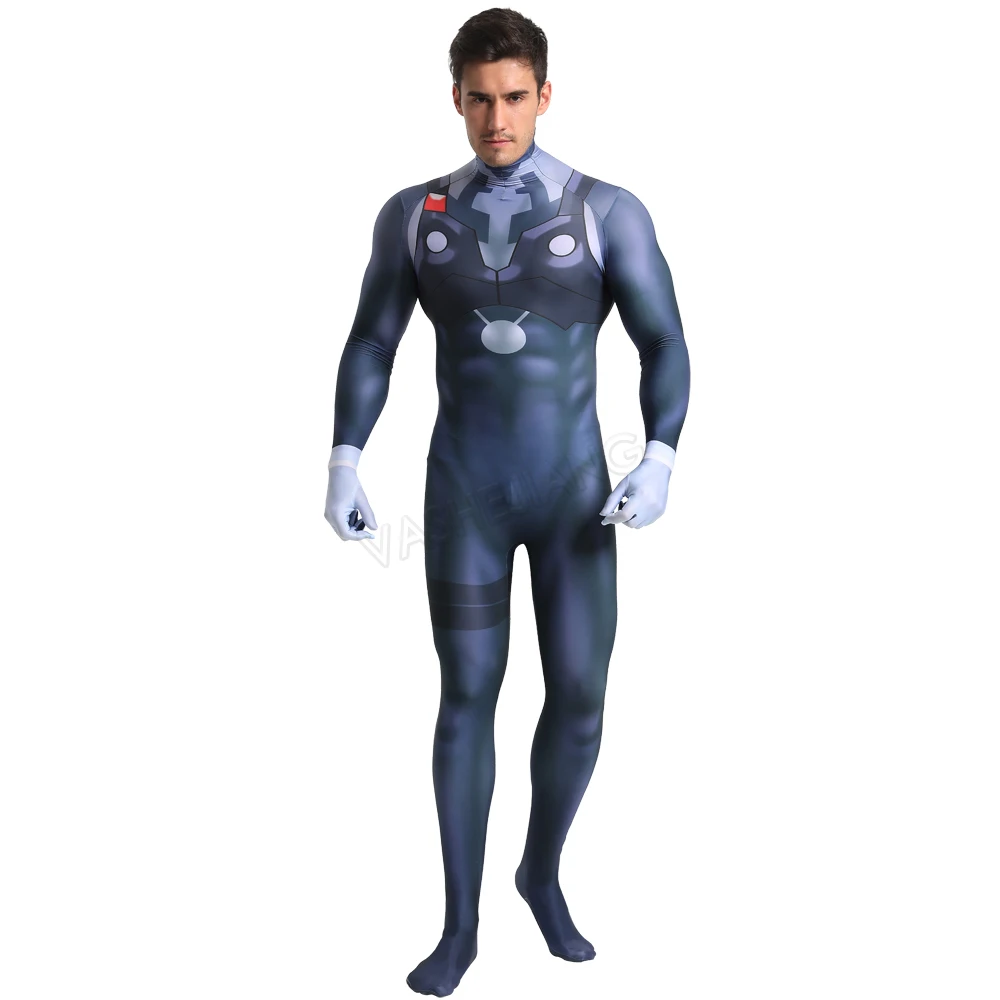 Японское аниме Darling In The Franxx Zero Two HIRO костюмы для косплея Fullybody 3D печать Zentai комбинезон для детей для женщин и мужчин