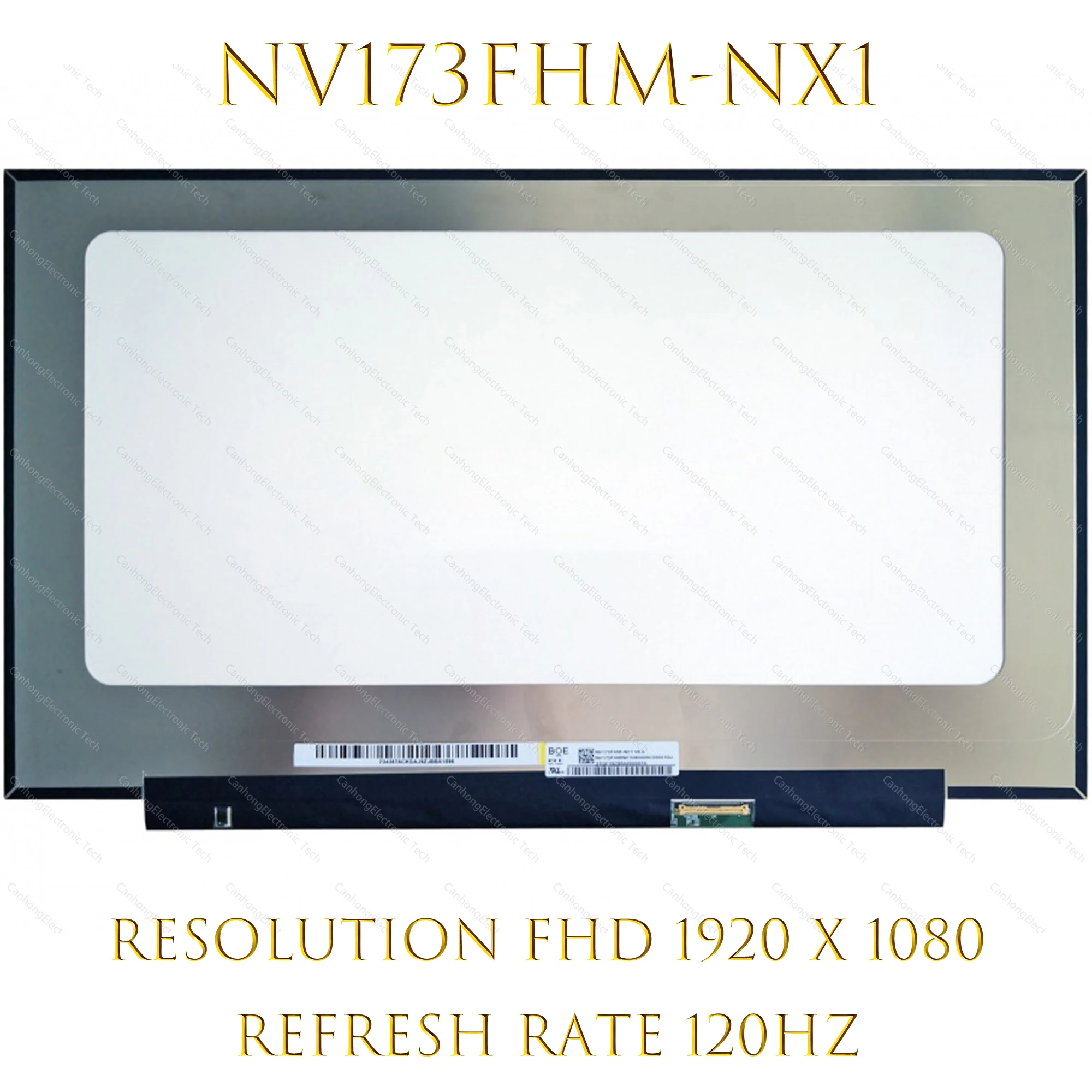 Экран для ноутбука 17 3 дюймов FHD 1080P внешний аккумулятор 120 Гц ЖК-экран 1920*1080 EDP