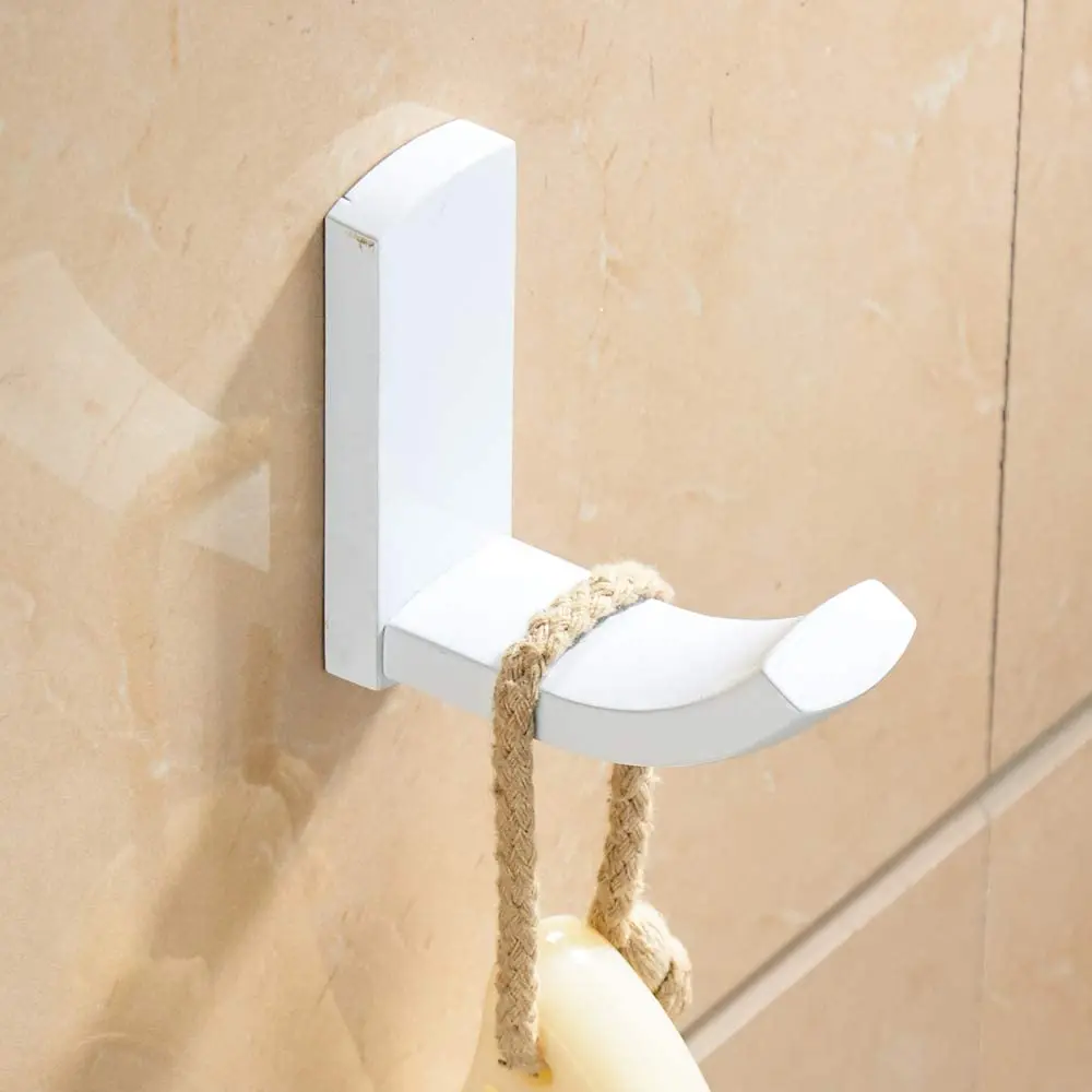 IMPEU 4 шт. белый набор оборудования для ванной комнаты латунный держатель