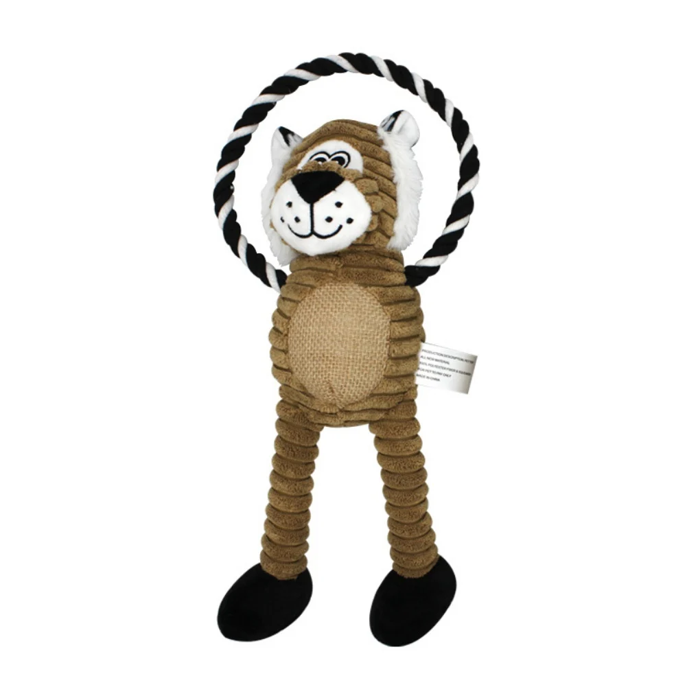 Аксессуары для домашних животных жевательная игрушка плюшевая обезьянка