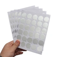 3000 pcs eyelash glue paper foil sticker round small glue dots jade stone cover stickers round crystal sticker