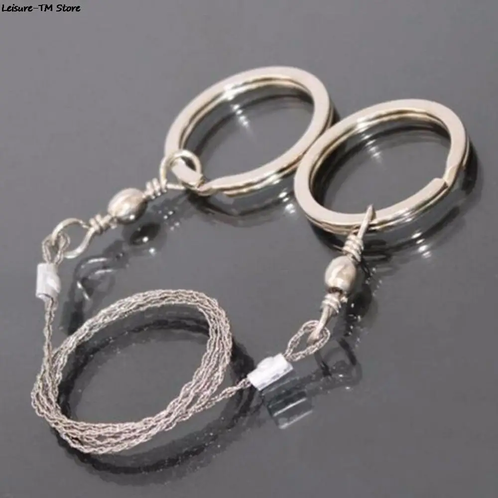 Camping Hiking Manual Hand Steel Rope Chain Saw Portable Practical Emergency Survival Gear Wire Kits Outdoor Travel Tools | Спорт и