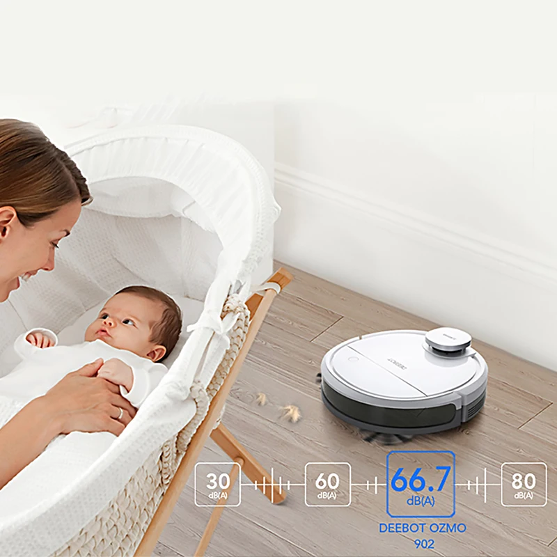 ECOVACS OZMO 902-робот-пылесос с функцией протирки полов и автоматической навигации по