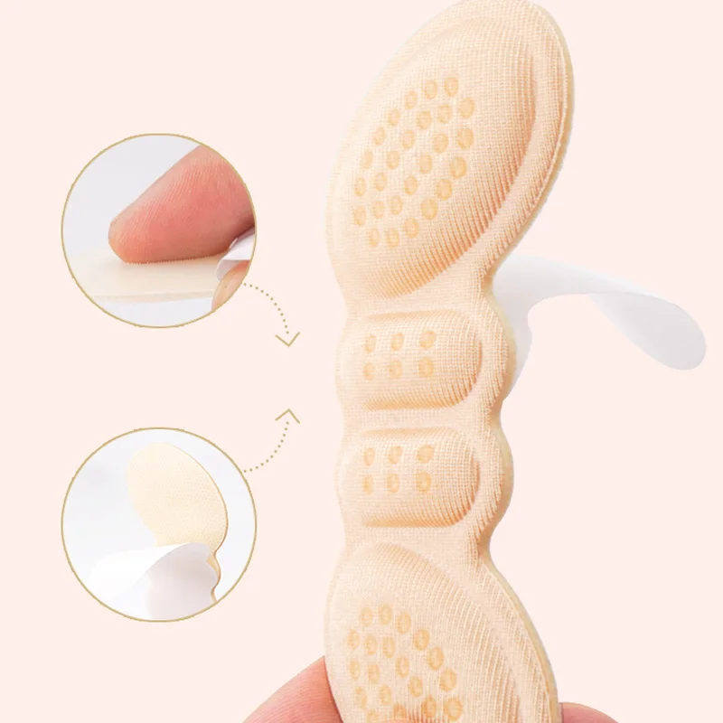 1pair High Heel Insoles Butterfly Heel Liner Grips Protector Sticker Heel Pad Foot Care Inserts Cushion Shoe Accessories 3mm/6mm images - 5