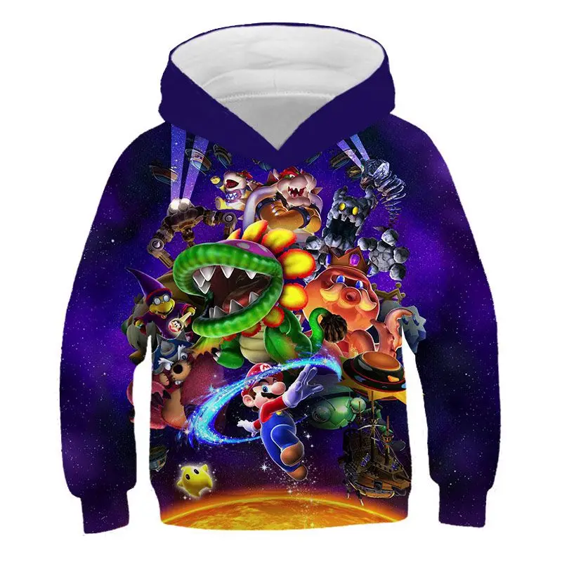 Марио сумасшедшие Приключения 3D с принтом для мальчиков и девочек детский костюм