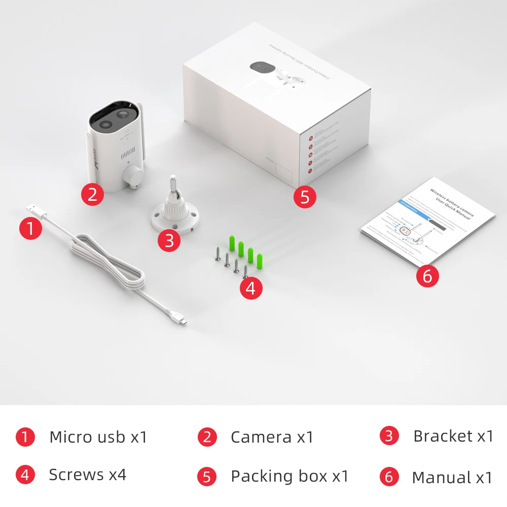 Купить Камера видеонаблюдения ANRAN, 3 Мп, с солнечной батареей, Wi-Fi, PTZ, водонепроницаемая, с инфракрасным датчиком ночного видения, управление через п...