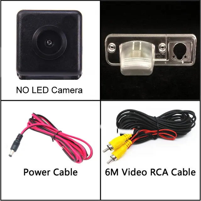NO LED Для Volkswagen VW T4 Multivan Transporter Caravelle бизнес HD CCD автомобильная парковочная камера заднего вида ночное видение - Название цвета: NO LED