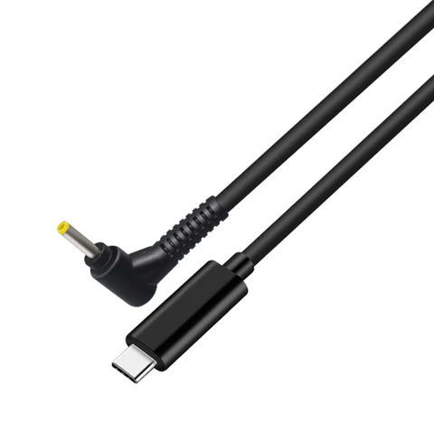 JORINDO 1,5 M/4.9FT USB-C Мужская головка постоянного тока 4,0*1,7 мм Сделано в Китае ноутбук PD кабель для быстрой зарядки, кабель с разъемами типа C и 4017 эмулятор 20V 3.25A 65W