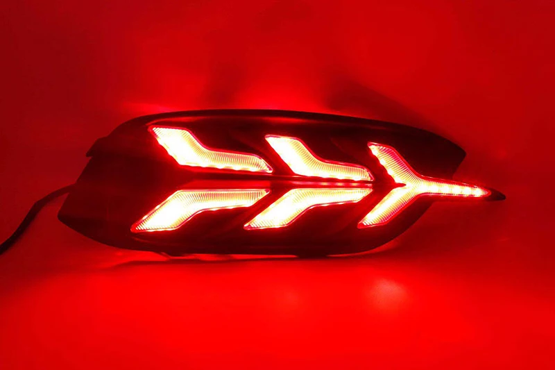 2 шт. для Honda Civic 10th 2016 2017 2018 автомобиля светодиодный DRL Габаритные огни Задний