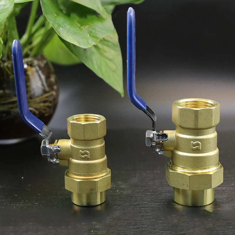 Шаровой клапан 1/2 'ɳ/4'' Резьба BSP латунный шаровой соединитель соединение