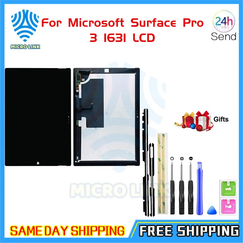 

Original Display for Microsoft Surface Pro 3 1631 Pro 4 1724 Pro 5 1796 Pro 6 1807 Pro 7 1866 LCD Display Touch Screen Assembly
