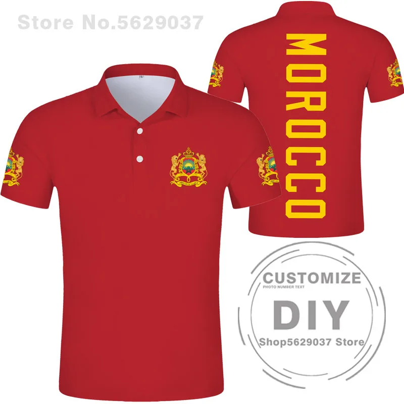 Марокко Поло рубашка собственными руками Сделай Сам Бесплатная изготовление под