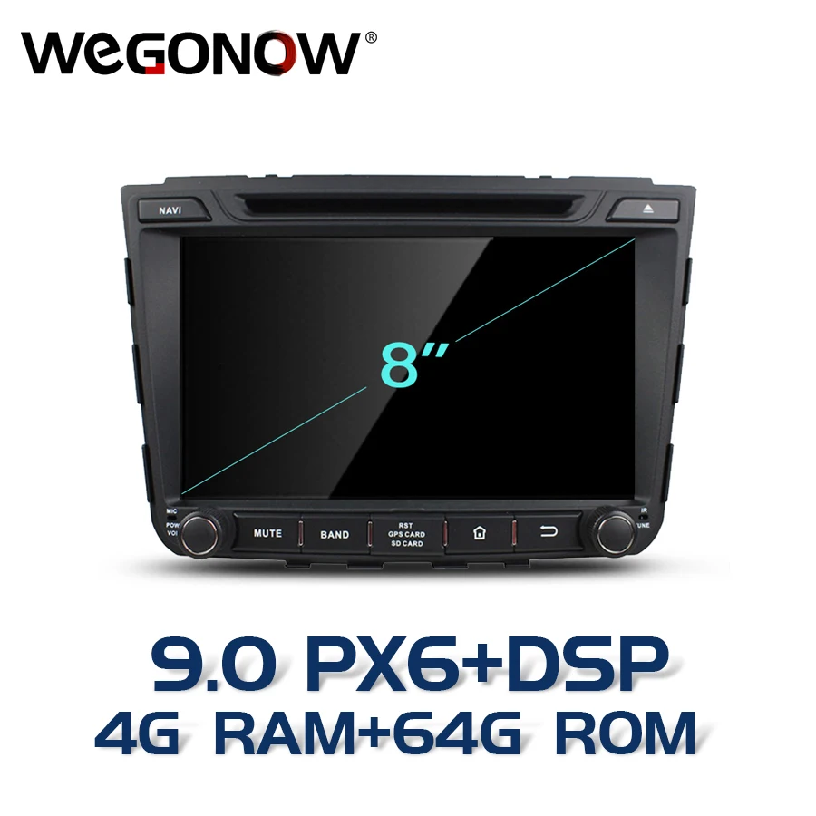IPS Android 10 0 для Hyundai Creta IX25 2014 2017 8 ядро 64G 4G автомобильный DVD плеер GPS карта RDS