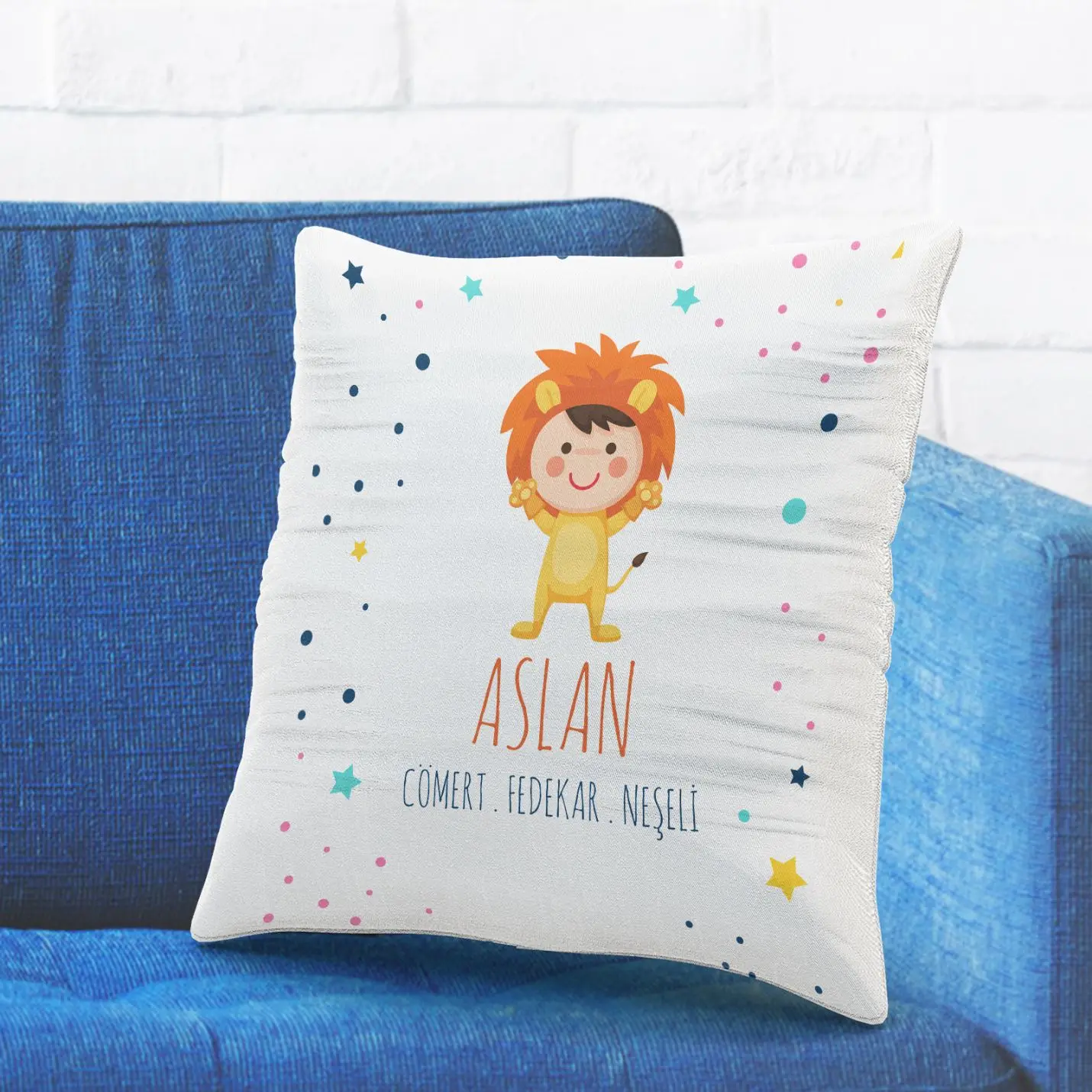 

Lion Signs of the Special Designed Cute Pillow Case