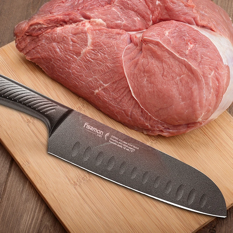 Ножи Santoku SHINAI серии 7 дюймов высокоуглеродистая Нержавеющая сталь 3cr14 с