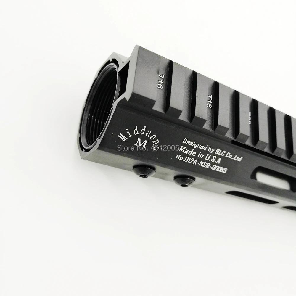 12 дюймов тактический ar 15 AR15 MLOK handguard Free Float супер тонкий четырехъядерный стальной