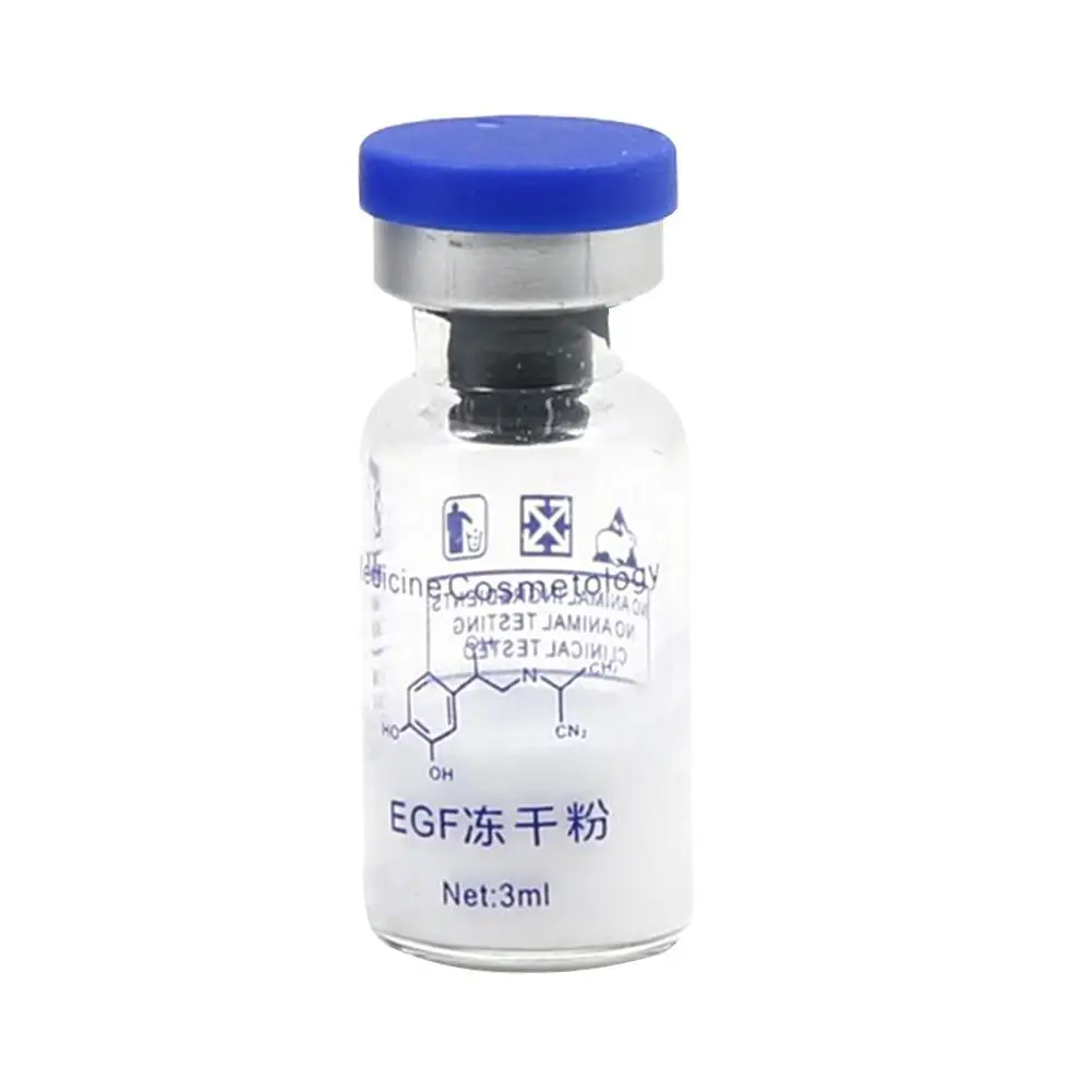 One Set EG F Lyophilized Epidermal Growth Factor Wrinkles Treatment rhEGF Powder Serum Acne Pimples Scars Skin Care