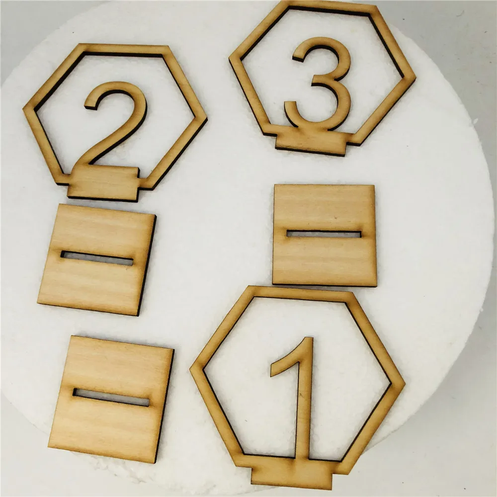 10 шт. деревянные настольные знаки для оформления стола|Знаки с указателями