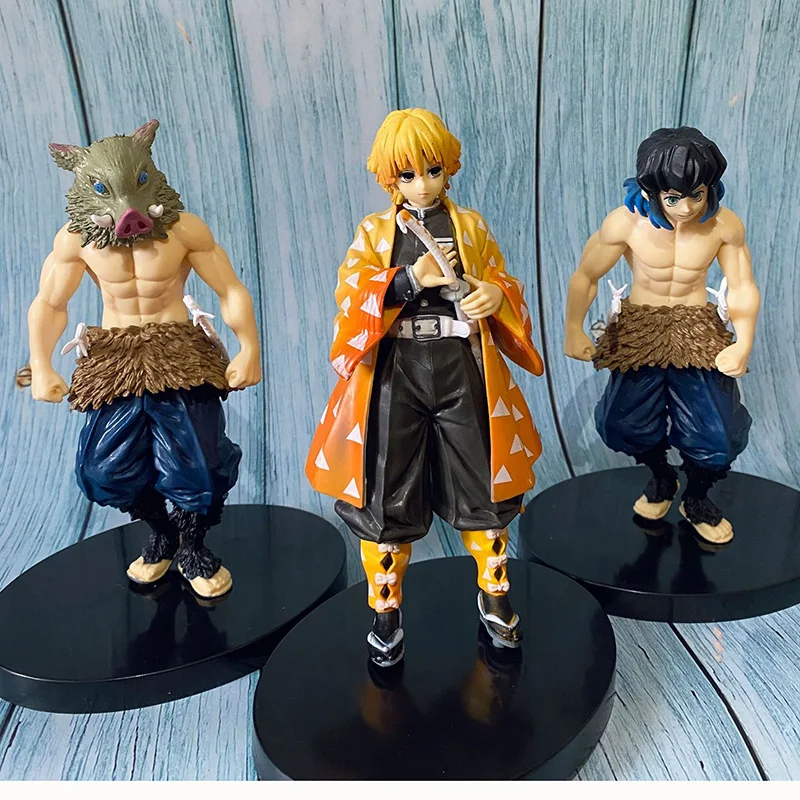 

Anime 16Cm Demon Slayer Figure Tanjirou Nezuko Action Figures Pvc Model Toys Giyuu Kochou Shinobu Figurine Toys Ornaments