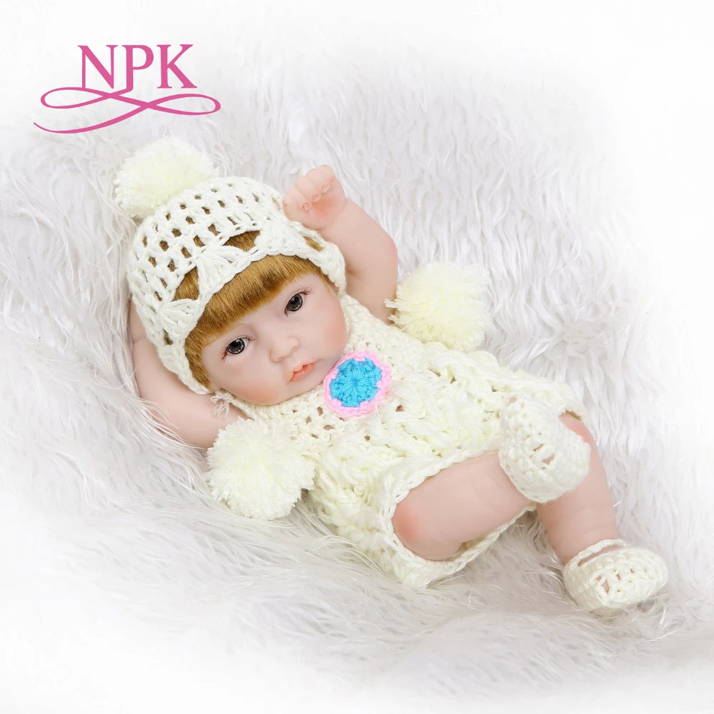 Полностью силиконовые куклы NPK для новорожденных девочек мягкая кукла с телом