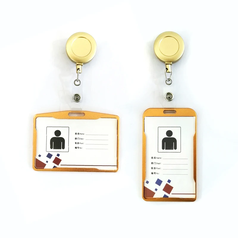 

Student Card Holder Name Card Badge Subway Access Card Holder with Retractable Creative Badge Reel Nurse Exhibition Supplies