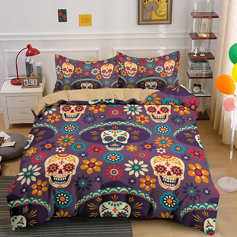 Пододеяльник с черепом пододеяльник наволочка