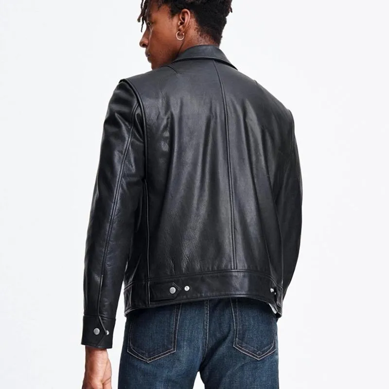 2020 черные мужские американский Slim Fit Повседневная куртка размера плюс XXXL из