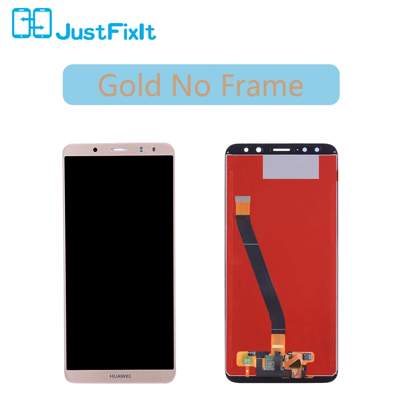 Gold l No Frame 5," 1920x1080 ips ЖК-дисплей для huawei mate 10 Lite ЖК сенсорный экран дигитайзер Запасные части - Цвет: Gold l No Frame