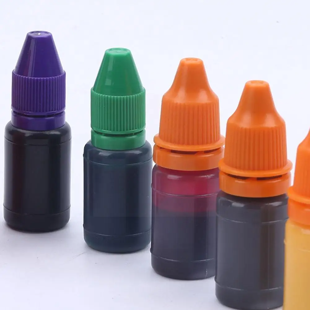 

10ml Flash Refill Ink For Photosensitive Seal Stamp Scrapbooking Oil Craft Machine Supplies Diy Stamping Stamps Office Q4s6