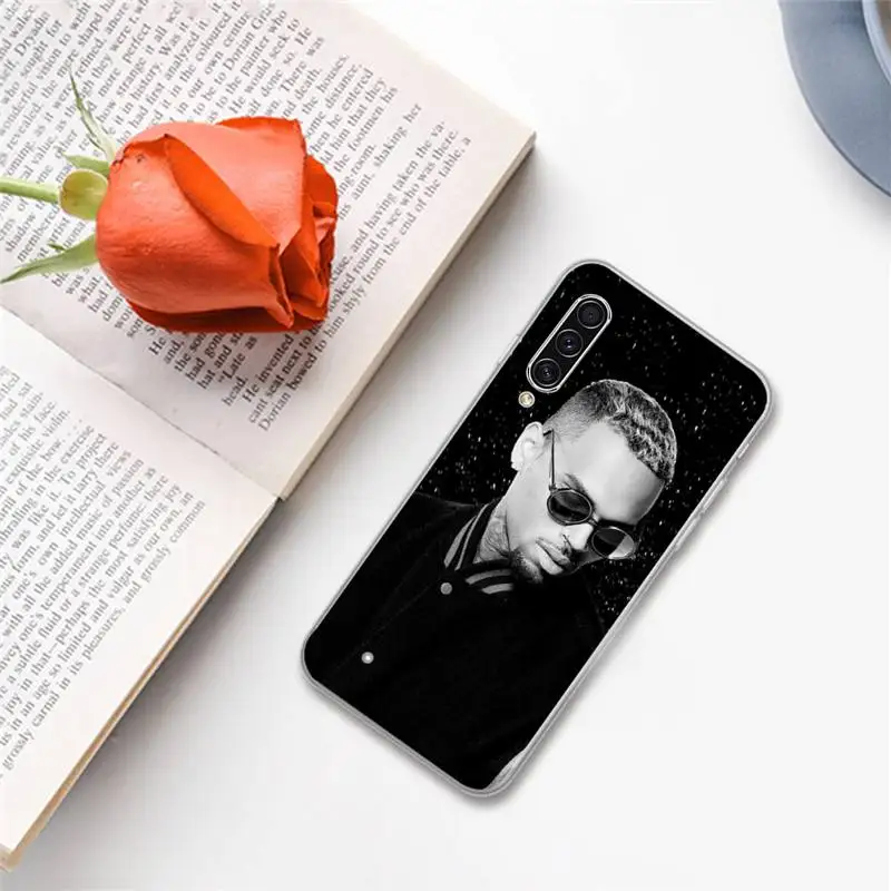

Chris Brown Rap Hot singer Phone Case For Samsung A S M Note 9 10 20 fe 21 71 30 ultra plus 5g 11 31 51 s