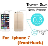 front and back tempered glass screen protector film guard for iphone 7 7 plus xs max 11 pro 8 plus 12 pro max screen protector