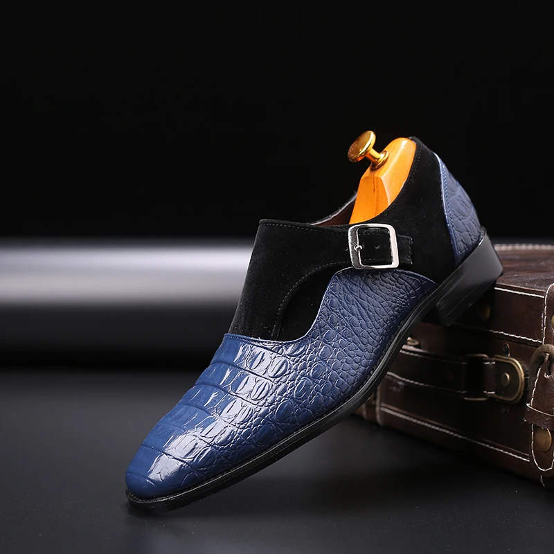 Мужские лоферы ручной работы коричневые кожаные туфли в стиле пэчворк для