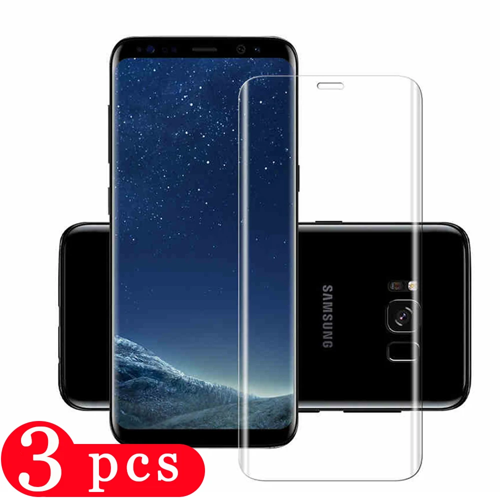 3 шт закаленное стекло для samsung galaxy note 8 9 10 lite plus pro Защитная пленка экрана на