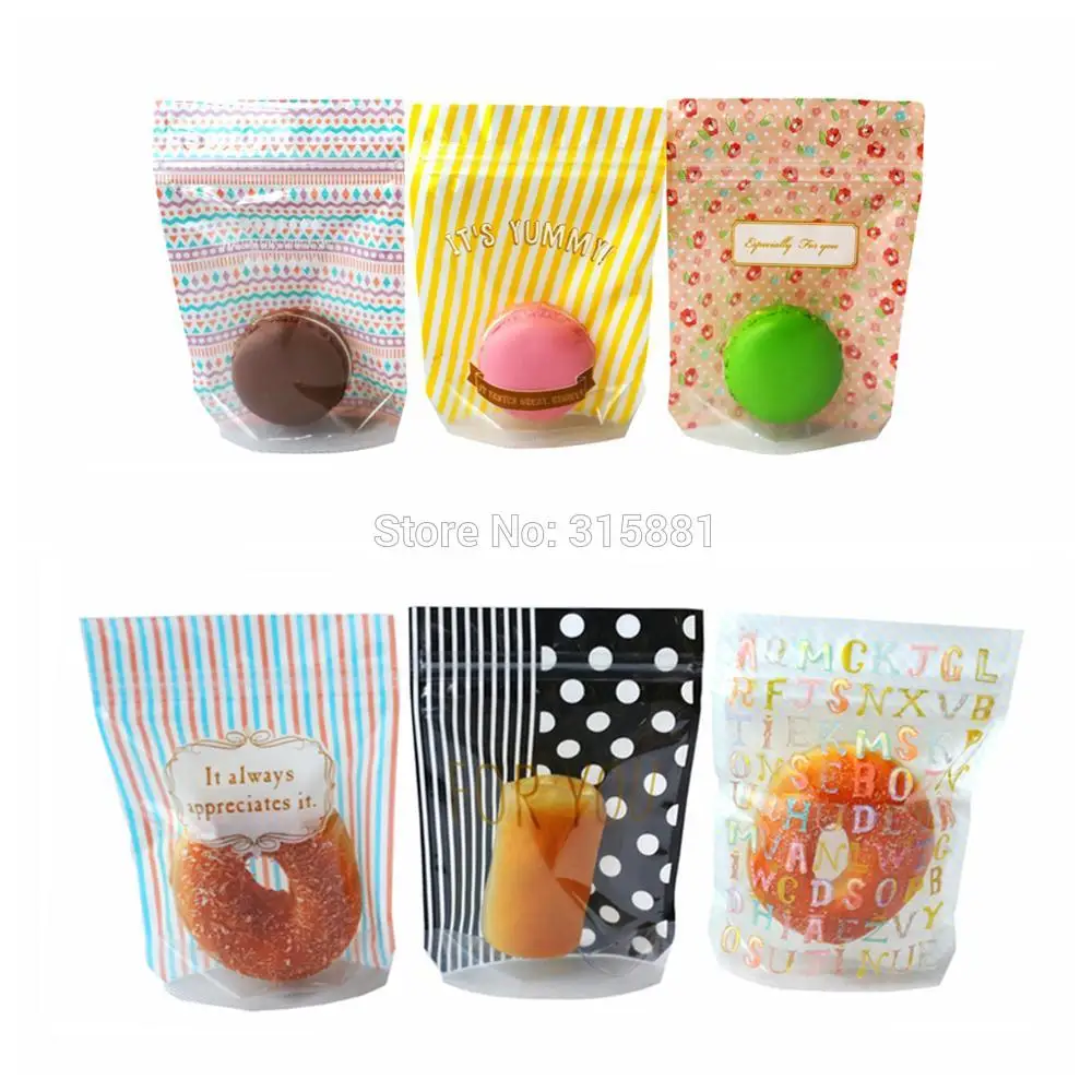 Стоячие сумки на молнии маленькие мешки многоразового использования свадебные